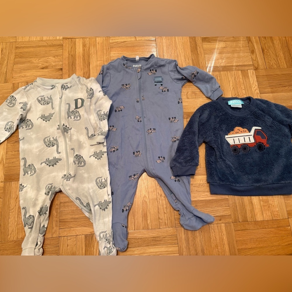 Pekkle bundles of 2 pajamas 6 months